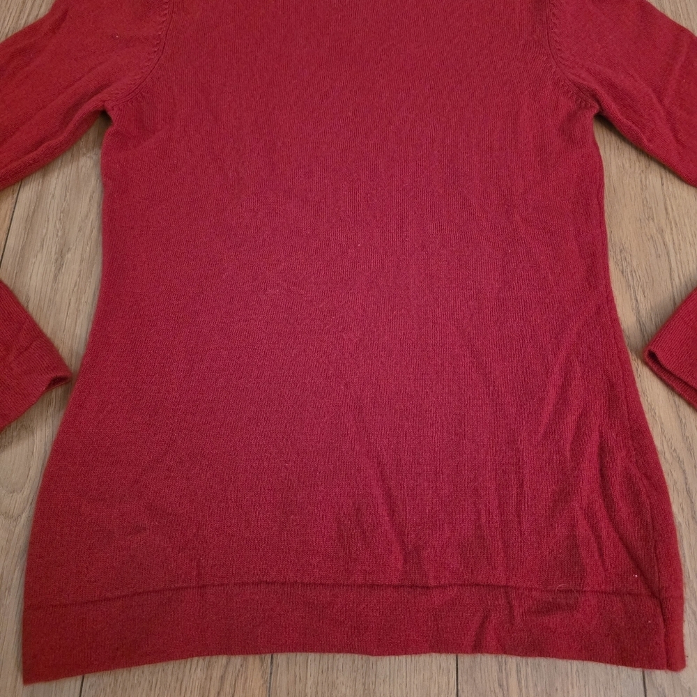 Vintage Sutton Studio Red Cashmere Sweater- M - Picture 4 of 13